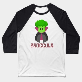 Count Broccula Funny Broccoli Baseball T-Shirt